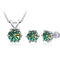 1.0CT per stone / blue green
