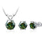 1.0CT per stone / dark green