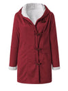Full Size Pocketed Long Sleeve Hooded Toggle Jacket – Stylish & Functional Outerwear for Women