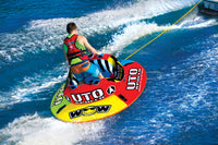 WOW Sports Uto Apollo 2 Person Towable Water Tube For Pool and Lake (18-1090 )
