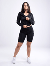 JupiterGear High-Waisted Workout Shorts with Pockets & Criss Cross Design