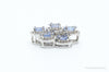 Designer Stauer Iolite Cubic Zirconia Sterling Silver Pendant
