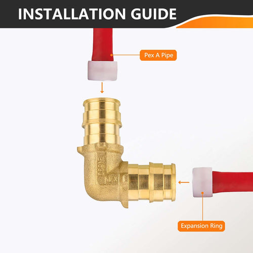 PEX A Expansion 1" PEX x 1" PEX Elbow (Lead Free) Plumbingsell