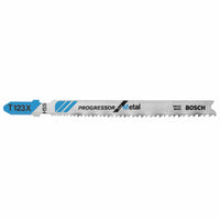 BOSCH T123X3 3 pc. 4 In. 10-24P TPI Progressor for Metal T-Shank Jig Saw Blades
