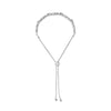 .925 Sterling Silver 1/10 Cttw Diamond X Link Bolo Bracelet (I-J Color, I2-I3 Clarity)