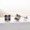 3mm Black Moissanite Stud Earrings 925 Sterling Silver Certified Gift