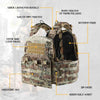 Votagoo Combat Tactical Vest CPC Military Plate Carrier Vest