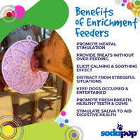 Lotus Design emat - Enrichment Lick Mat For Dogs and Cats - With Suction Cups | USA Made