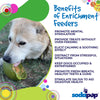 Garden of Eatin' Tipsy Bowl - Wobble Lick Mat for Dogs & Cats | USA Made