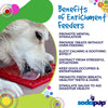 "Peace" Christmas Tree emat - Enrichment Lick Mat for Dogs and Cats | Christmas Tree design | SodaPup