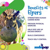 Magnum Bottle Top Flyer Rubber Frisbee for Heavy Chewers | Large | USA Made