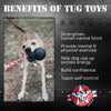 USA-K9 Magnum Skull - Black Magnum Rubber Chew Toy for Extreme Chewers | USA Made