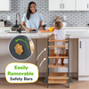Adjustable Toddler Kitchen Tower with Safety Bars