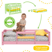 Floor Bed - Crib Size Ocodile.com