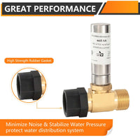 7/8" Female Swivel Ballcock Nut x 3/4" Male Thread, Water Hammer Arrestor Tee for Toilet Plumbingsell