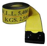 4" Winch Strap w/ Flat Hook | FLATBED STRAP RatchetStrap.Com
