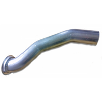 4.00" Twin Downpipe - 2G Twin -- 4"-5" Flange