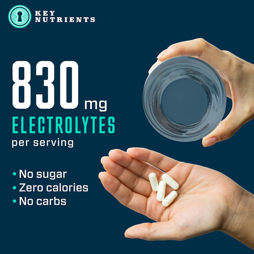 Electrolyte Hydration Pills (capsule form) Key Nutrients