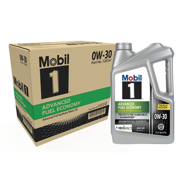 (3 pack) Mobil 1 Advanced Fuel Economy Full Synthetic Motor Oil 0W-30, 5 qt (3 Pack) EasyOptionXY LLC