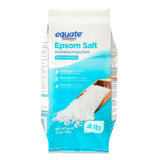 Equate Magnesium Sulfate Epsom Salt, 64 oz EasyOptionXY LLC