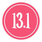 Pink / 13.1 Mile