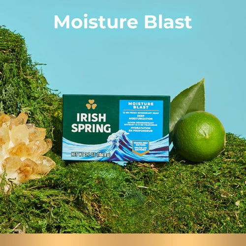 Irish Spring Moisture Blast Bar Soap for Men, Moisturizing Bar Soap, 8 Pack, 3.7 oz EasyOptionXY LLC