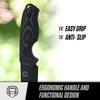 The Baby Silverback Survival Knife Giftset for Outdoors (Black Blade + Grey Liner)