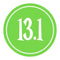 Green / 13.1 Mile