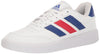 adidas Mens Courtblock Sneaker White/White/Better Scarlet 14