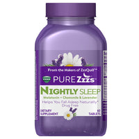 Vicks PURE Zzzs Nightly Sleep Melatonin, Tablets