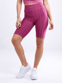 JupiterGear High-Waisted Scrunch Yoga Shorts with Hip Pockets