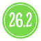 Green / 26.2 Mile