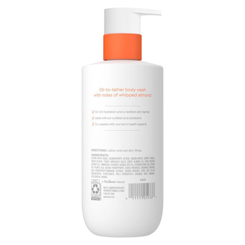 Dove Shower Body Oil Wash for Women - Ultra‑Moisturizing Feminine Wash For Dry & Itchy Skin, 14.2 oz