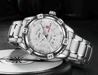 Men's  Luxury Stainless steal Waterproof Watch With Day And Date Display Unique Design Perfect Gift In Modern Metal Men  Wrist Watch Design