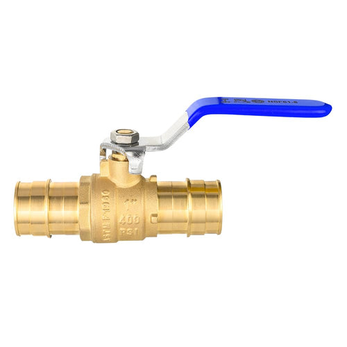 10 Pcs 1" PEX Expansion Ball Valve, Blue (Lead Free) Plumbingsell