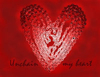 Skeese Greets Unchain My Heart Greeting Card