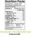 Beet Beet Beet- Organic Beet Juice Powder, 300 grams