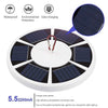 42 LED Flagpole Solar Lights with Adjustable Brightness & IP55 Waterproof