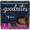Goodnites Girls' Nighttime Bedwetting Underwear Size L, 11 Count EasyOptionXY LLC