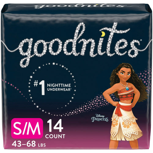 GoodNites Goodnites Girls' Nighttime Bedwetting Underwear Size S/M, 14 Count EasyOptionXY LLC