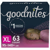 Goodnites Girls' Nighttime Bedwetting Underwear Size XL, 63 Count EasyOptionXY LLC