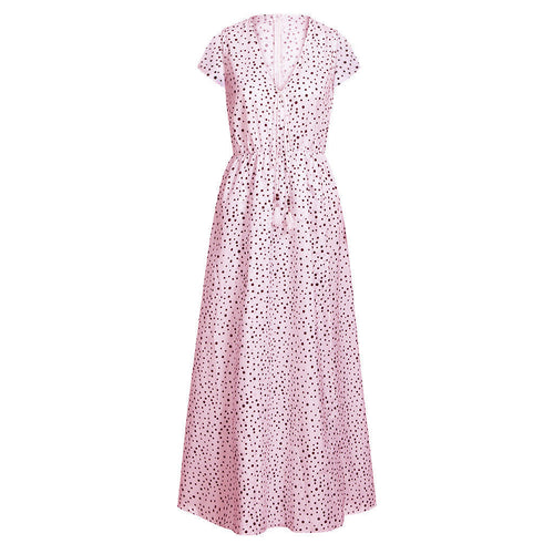 Sunset Dreams Polka Dot Boho Dress