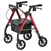 NOVA Star HD Petite Rollator Walker, Red (Model 4279RD)