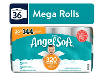 Angel Soft Toilet Paper, 36 Mega Rolls EasyOptionXY LLC