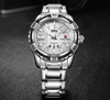 Men's  Luxury Stainless steal Waterproof Watch With Day And Date Display Unique Design Perfect Gift In Modern Metal Men  Wrist Watch Design