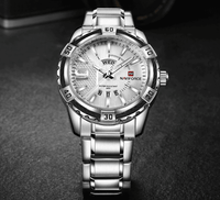 Men's  Luxury Stainless steal Waterproof Watch With Day And Date Display Unique Design Perfect Gift In Modern Metal Men  Wrist Watch Design