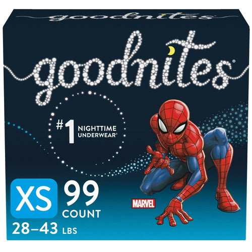 Goodnites Boys' Nighttime Bedwetting Underwear Size XS, 99 Count EasyOptionXY LLC