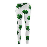 Women's Mid-Rise Shamrock Leggings   St Patricks Day Edition!