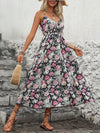 Thorns & Roses Cowgirl Dress | Sexy Floral V-neck Sleeveless Dress for Cowgirls