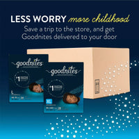 Goodnites Boys' Nighttime Bedwetting Underwear Size L, 75 Count EasyOptionXY LLC